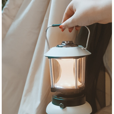 Lampa camping LED Q ZD261 intensitate reglabila lumina calda si lumina rece