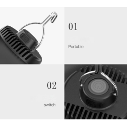 Lampa camping portabila cu agatatoare baterie si incarcare USB LY11B