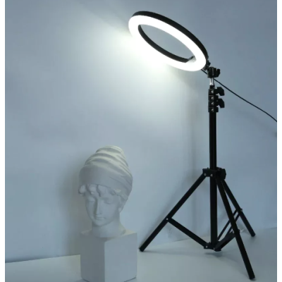 Lampa Circulara Profesionala LED Ring Light RGB 33cm Q MG33