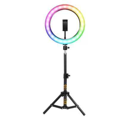 Lampa Circulara Profesionala LED Ring Light RGB 33cm Q MG33