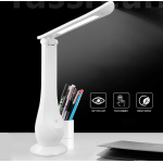 Lampa de birou LED cu acumulator si control tactil brat mobil 180 trei trepte de lumina cu diferite puteri