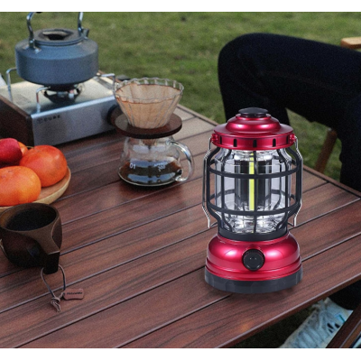 Lampa de camping ZJ-1990T cu incarcare solara in capat