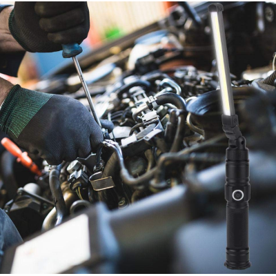 Lampa de lucru LED COB W553 reglabil 360grade fixare magnet maner aluminiu