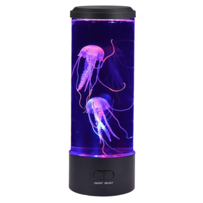 Lampa de masa cu meduze electrice efect de acvariu schimbare de culoare