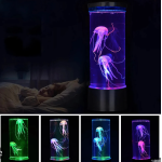 Lampa de masa cu meduze electrice efect de acvariu schimbare de culoare