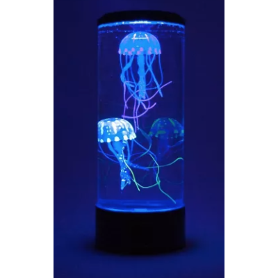 Lampa de masa cu meduze electrice efect de acvariu schimbare de culoare
