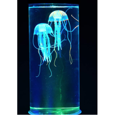 Lampa de masa cu meduze electrice efect de acvariu schimbare de culoare