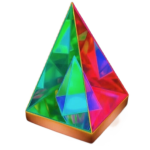 Lampa decorativa cu LED uri stil piramida Q LED30 Andowl Alimentare USB