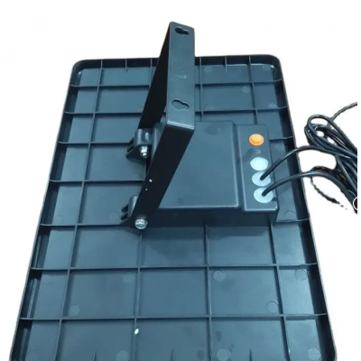 Lampa impermeabila pentru exterior CC9015 cu 2 becuri tip aplice si panou solar