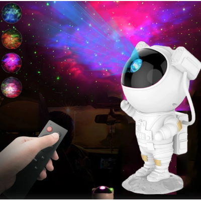 Lampa LED cu proiector Galaxy astronaut Starry Sky