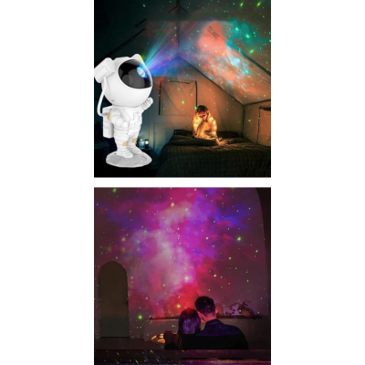 Lampa LED cu proiector Galaxy astronaut Starry Sky