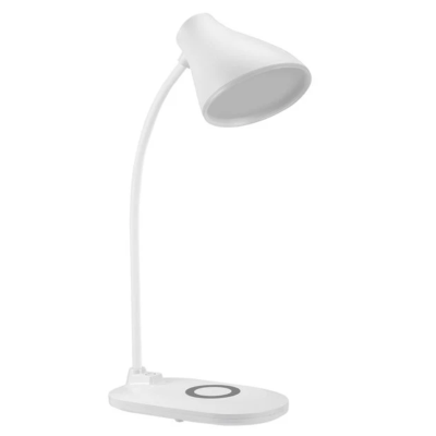 Lampa LED de birou cu functie de incarcare wireless pentru telefoane