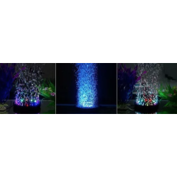 Lampa LED pentru acvariu Andowl Q TL50 cu bule iluminare RGB