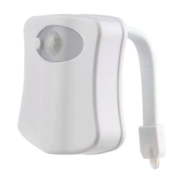 Lampa LED RGB pentru toaleta cu 8 culori senzor miscare