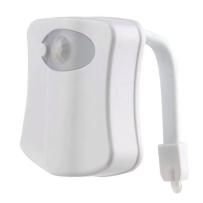 Lampa LED RGB pentru toaleta cu 8 culori senzor miscare