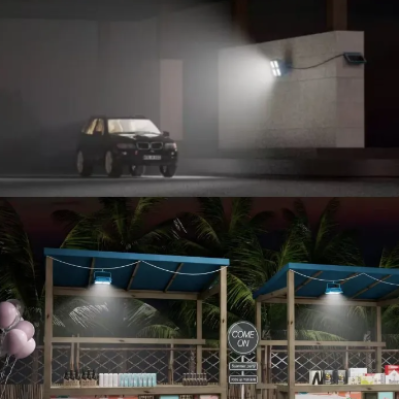 Lampa LED Solara reincarcabila portabila si impermeabila cu Panou detasabil