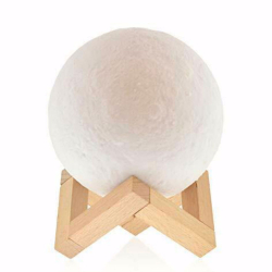 Lampa Luna 3D cu Suport din Metal 8 cm