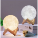Lampa Luna 3D cu Suport din Metal 8 cm