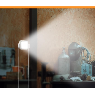 Lampa multifunctionala cu incarcare solara CH 23060B cu suport telescopic 165 cm