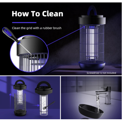 Lampa portabila UV anti tantari Bug Zapper