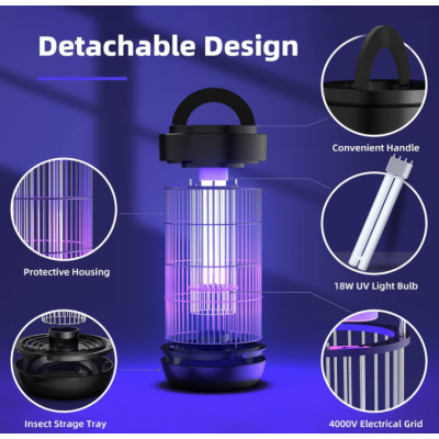 Lampa portabila UV anti tantari Bug Zapper
