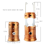 Lampa SH-5800T pentru camping cu incarcare solara