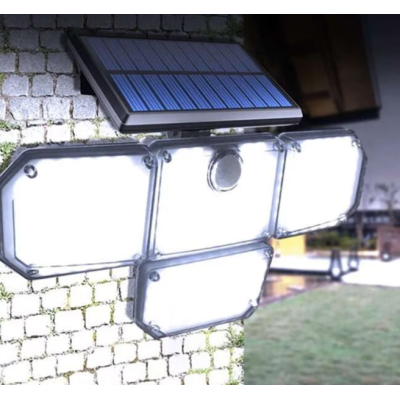 Lampa solara 292 LED cu 4 casete si senzor miscare