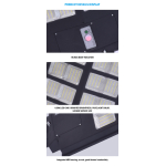 Lampa solara 300W 16 Casete LED in unghi 45 grade