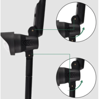 Lampa Solara cu LED rezistenta la apa panou deasupra