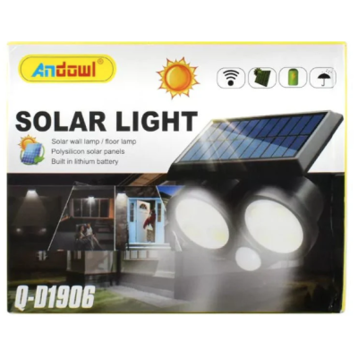 Lampa solara de gradina Andowl Q D1906 cu senzor de miscare