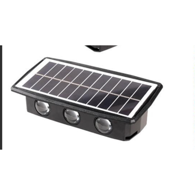 Lampa solara de perete 6 LED lumina calda