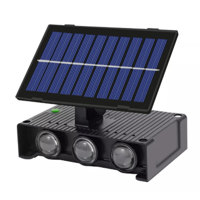 Lampa solara de perete 6 LED lumina RGB multicolora