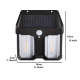 Lampa solara de perete dubla CB 228 AX cu senzor de miscare