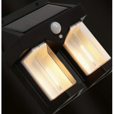 Lampa solara de perete dubla CB 228 HA