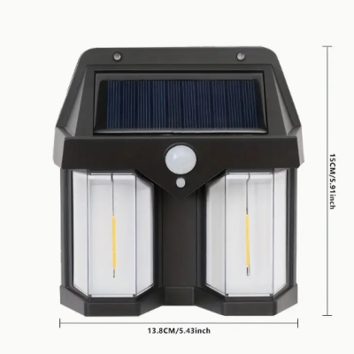 Lampa solara de perete dubla CB 228 HA