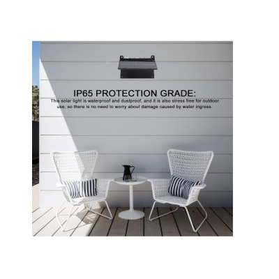 Lampa Solara de Perete Dubla cu Panou Solar 6 LED