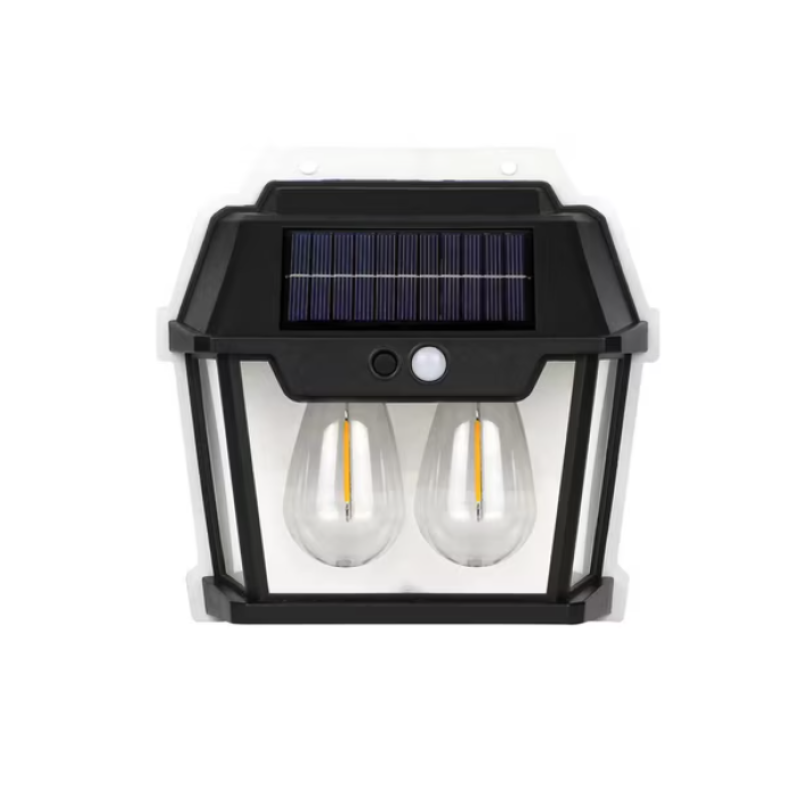 Lampa solara de perete HW 999-2W cu led inductie si senzor miscare