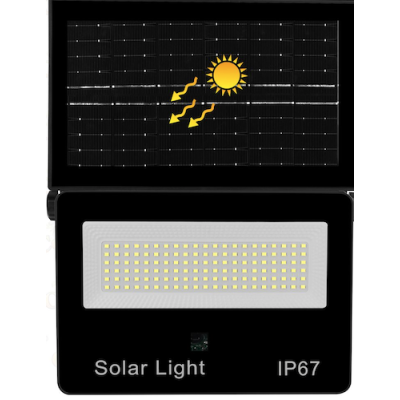 Lampa solara de perete IP67 cu 126 LED pentru exterior CB LD180 126