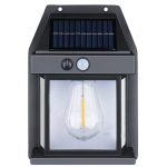 Lampa solara de perete LED cu senzor de miscare fara fir 3W Coba