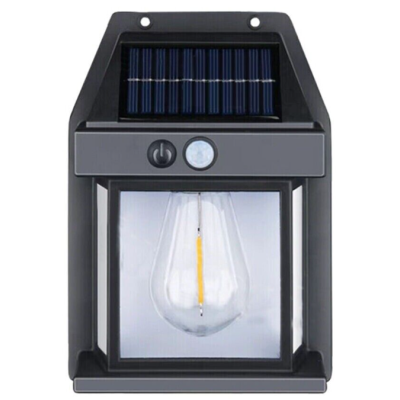 Lampa solara de perete LED cu senzor de miscare fara fir 3W Coba