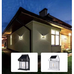Lampa solara de perete LED cu senzor de miscare fara fir 3W Coba