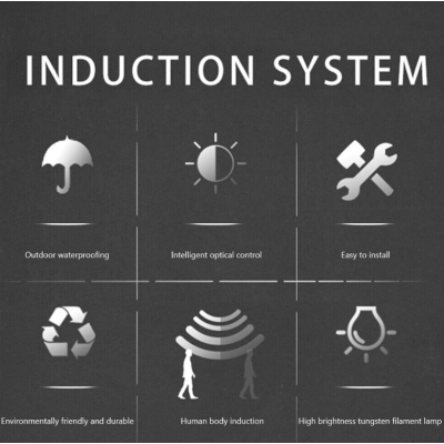 Lampa solara de perete LED cu senzor de miscare fara fir 3W Coba