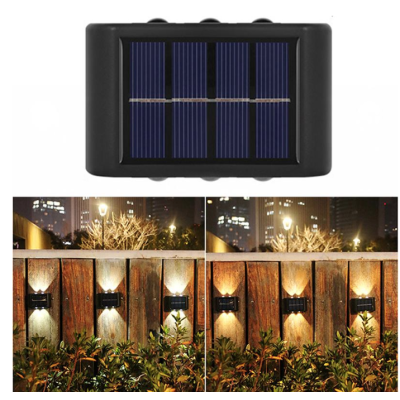 Lampa solara de perete lumina sus/jos 6 LED IP 65 impermeabila LY 002