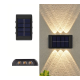 Lampa solara de perete lumina sus/jos 6 LED IP 65 impermeabila LY 002