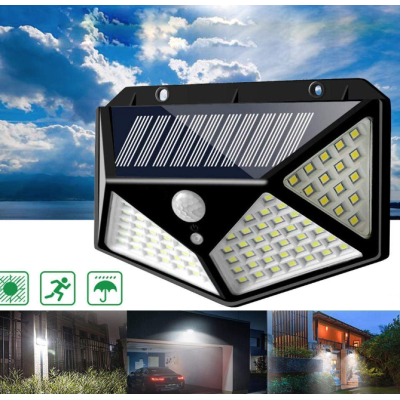 Lampa solara de perete ULTRA 100 LEDuri BK-100