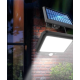 Lampa solara LED 120COB F120 senzor de miscare cu 8 casete