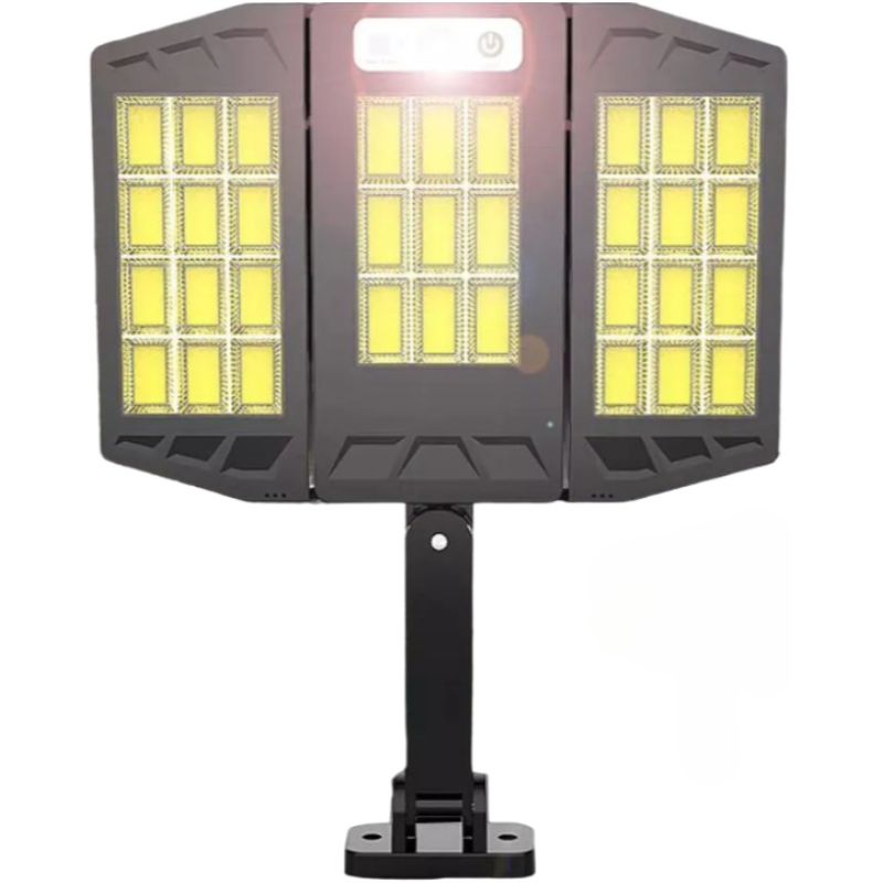 Lampa solara LED cu senzor de miscare 10000 Lm TRIPLA COB