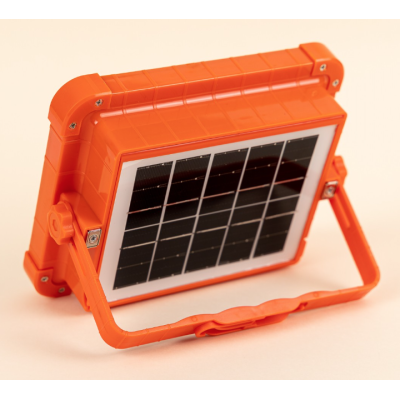 Lampa solara portabila de lucru LED 200W cu USB IP65 Galben