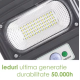 Lampa solara stradala cu senzor de miscare 400W 4 CASETE