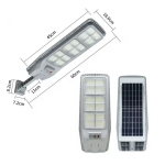 Lampa solara stradala cu senzor de miscare telecomanda 200W cu 12 casete Model JG 812